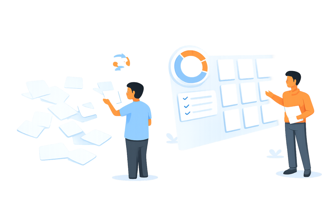 ENT revision dashboard and progress illustration